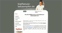 Desktop Screenshot of kopflaeuse-bekaempfen.de