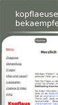 Mobile Screenshot of kopflaeuse-bekaempfen.de